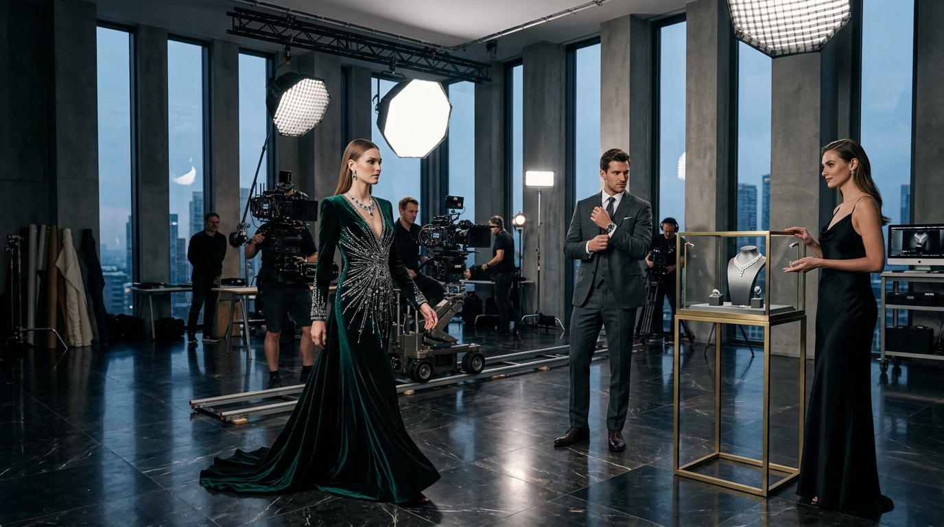 Lüks Moda Kampanyası Editöryal